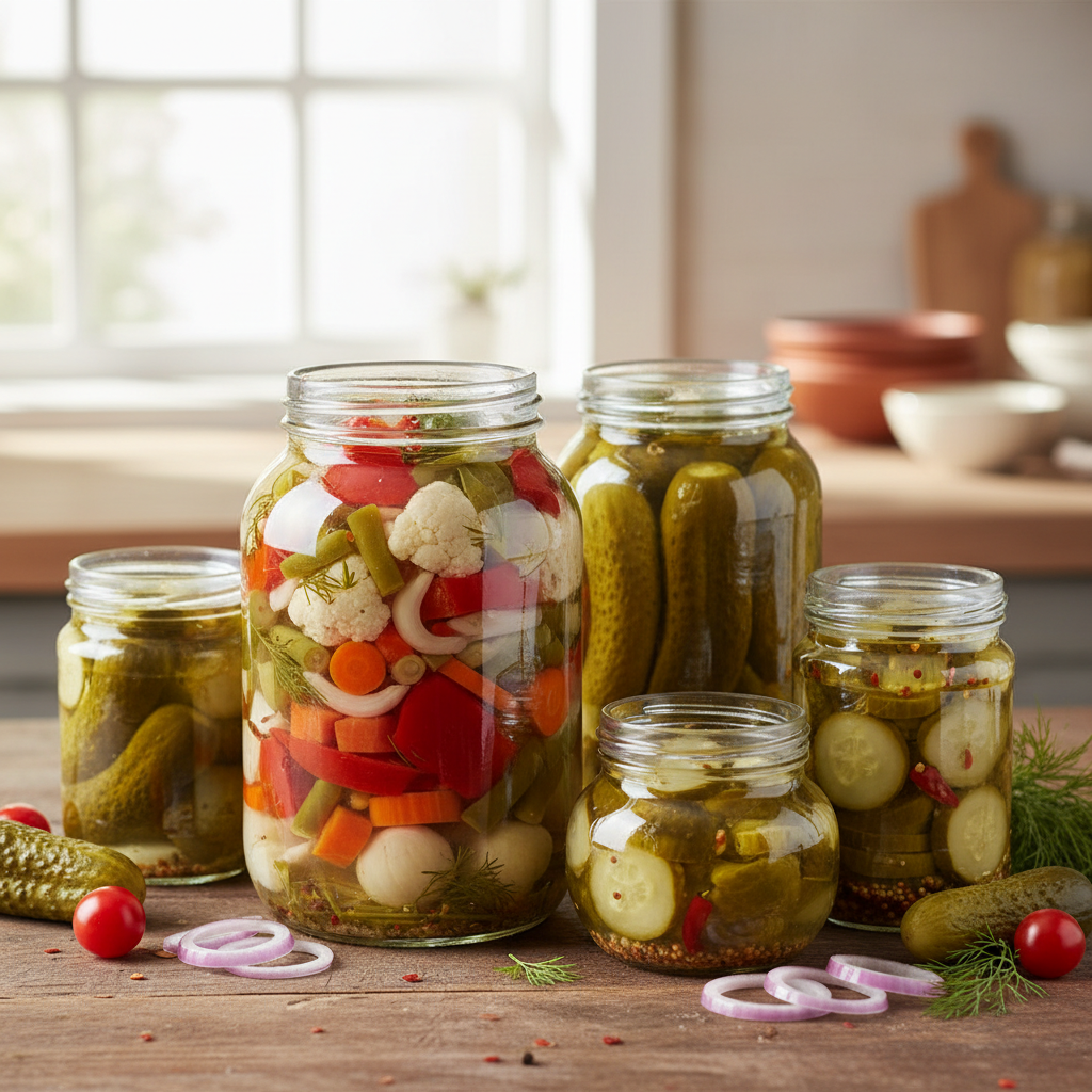 Pickles et legumes marines